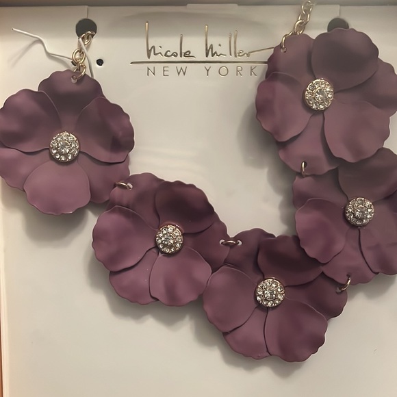 Nicole Miller Purple Necklace - Picture 2 of 2